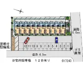 ★手数料０円★久喜市伊坂　月極駐車場（LP）